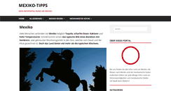 Desktop Screenshot of mexiko-tipps.de